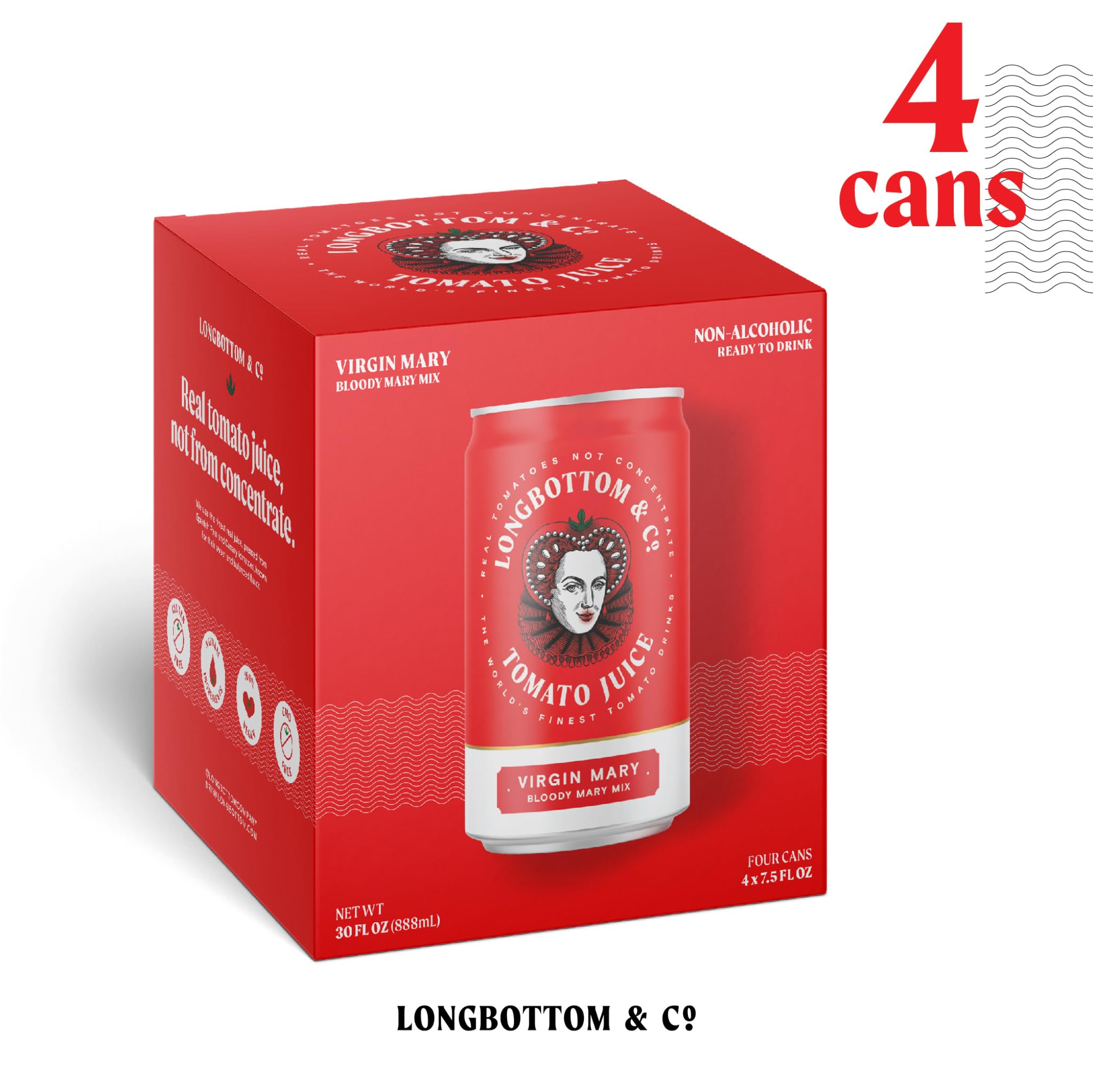 Amazon.com : Longbottom & Co. Virgin Bloody Mary Mix Tomato Juice